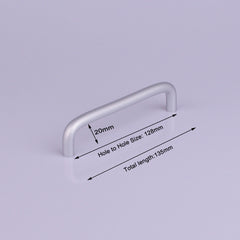 Aluminium Kitchen Cabinet Handles Drawer Bar Handle Pull 128mm