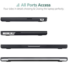 Suitable for  2023 2022 MacBook Air 13 inch case M2 Model A2681 Hard Shell Case Keyboard Cover Black