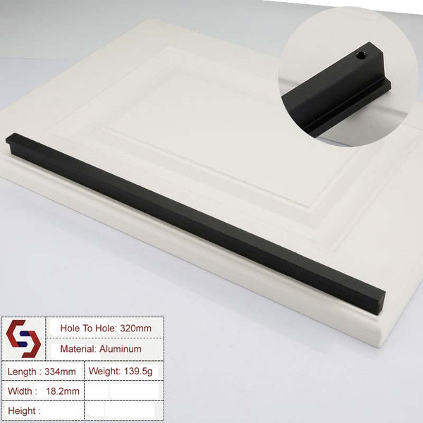 Aluminium Kitchen Cabinet Handles Drawer Bar Handle Pull 320mm