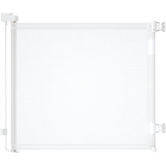 Retractable 1.5M Doorways Hallways Stairs Baby Gate Dog Pet Gate Indoor Outdoor Safety Gates White