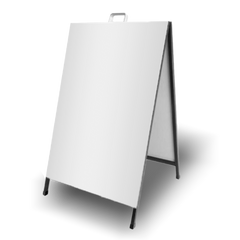 Black Powder Coated Steel A-Board Sign 60X90cm