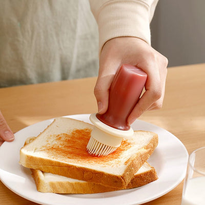 Japanese Style Oil Grease Unshedding Silicone Oil Bottle 12.5*6.5cm