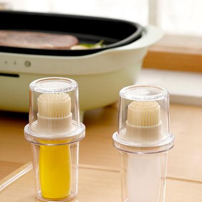 Japanese Style Oil Grease Unshedding Silicone Oil Bottle 12.5*6.5cm