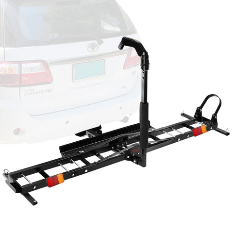 Motorcycle Motorbike Carrier Rack Towbar Arm Rack Dirt Bike Ramp Brake Lights