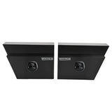Under Tray Tool Box Underbody Pair Set 600mm Black Aluminium