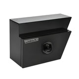 Under Tray Tool Box Underbody Pair Set 600mm Black Aluminium