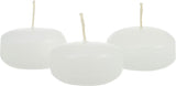 100 Pack of 6 Hour White Floating Candles - 5.8cm diameter - wedding party decoration