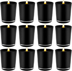 20 Pack Black Matt Tealight Candle Holder 6.5cm Festival Decor Wedding Propose Parties Holiday and Home Decor