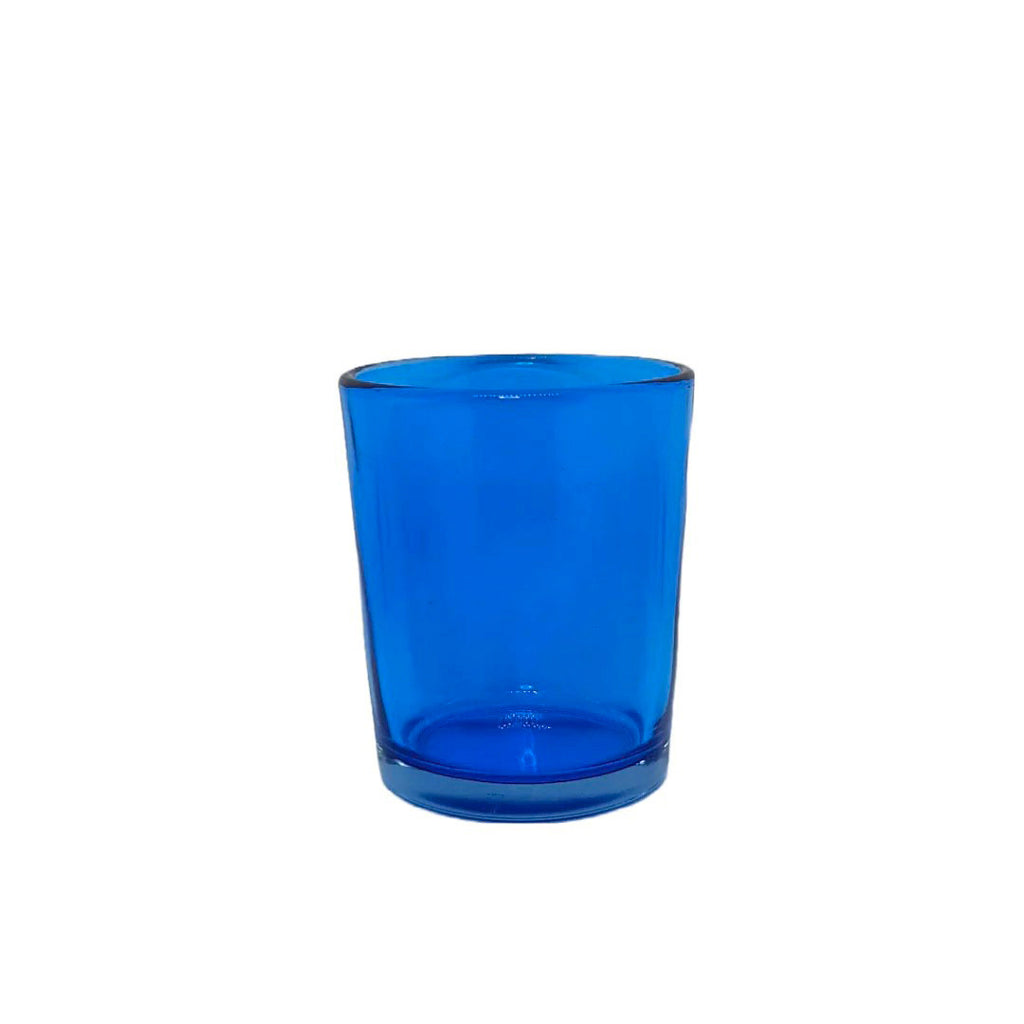 20 Pack Blue Glass Votive Tealight Candle Holders House Party Centerpiece Xmas Wedding Decor Glass Candlestick Party Decorations Bridal Baby Shower Event