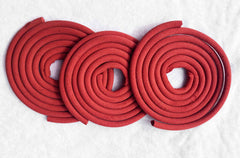 Red Heart Candle Spa Giftset - Red Heart candle, 3 Incense Coils, Pot Porri Satchet in Gift Box