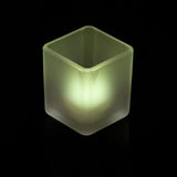 30 Bulk Pack Square Cube Frosted Glass 5cm Tealight Candle Holder Festival Decor Wedding Propose Parties Holiday and Home Decor
