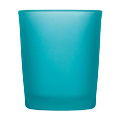 20 Pack Turquoise Frosted Glass Votive Tealight Candle Holders House Party Centerpiece Xmas Wedding Decor Glass Candlestick Party Decorations Bridal Baby Shower Event