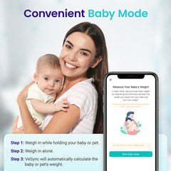 Etekcity Smart Scale for Body Weight - Black