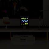 Newgate Monolith Lcd Alarm Clock White