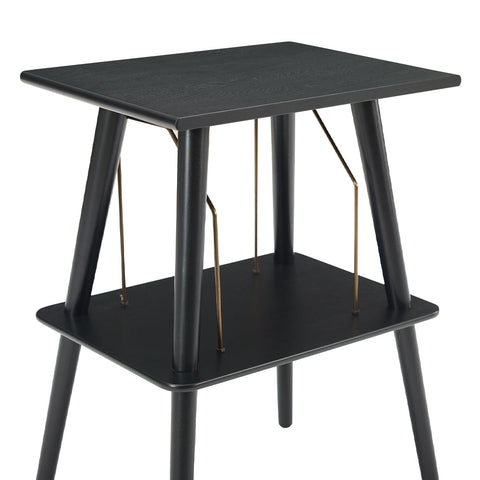 Victrola Eastwood II Turntable - Walnut + Turntable Stand Bundle - Black