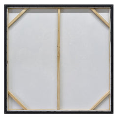 100X100cm Cockatoo Romance Gold Framed Canvas Wall Art