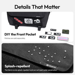 ULANZI BP11 8L Camera Sling Bag with Tripod Holder for Men Women, Lightweight Splash-proof DSLR/Mirrorless Anti-Theft Crossbody Bag for Travel Hiking Photography Customizable Front Pocket Camera Bag