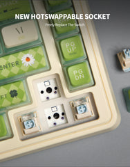 KZZI K75 PRO RGB 75% Wireless Gasket Mechanical Night Grey Keyboard, Triple Mode, Eternity Tactile Switch