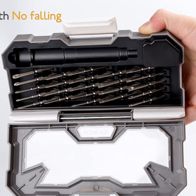 Nanch Patent Design Screwdriver with 23 Bits for Precision Repair
