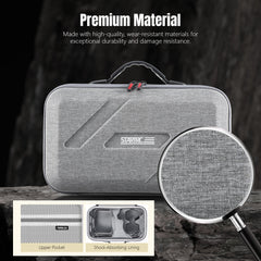 STARTRC Flip Drone Case for DJI Flip Fly More Combo,Portable PU Leather Shoulder Bag Can Organizes RC2/RC-N3 Remote, 7 Original Batteries, Charging Hub, 65W Charger, Flip Drone and Other Accessories