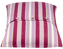Coste Fuchsia 50x50cm Striped Cushion Cover