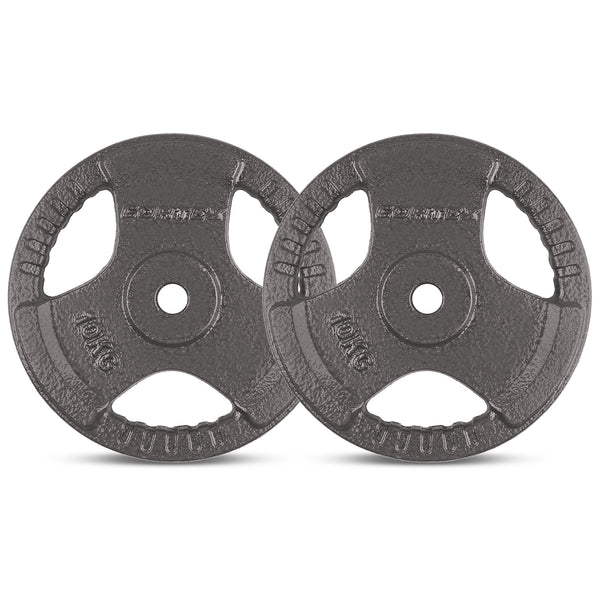 CORTEX 10kg Tri-Grip Standard Plates 25mm (Pair)