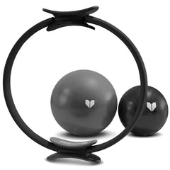 Lifespan Fitness Pilates Essentials Set - Pilates Ring with Small and Medium Pilates Ball