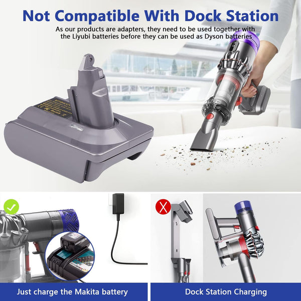 Makita 18V To Dyson V7 & V8  Battery Converter / Adapter