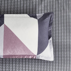 100% Cotton Reversible Quilt Cover Set - Dylan - Queen Size