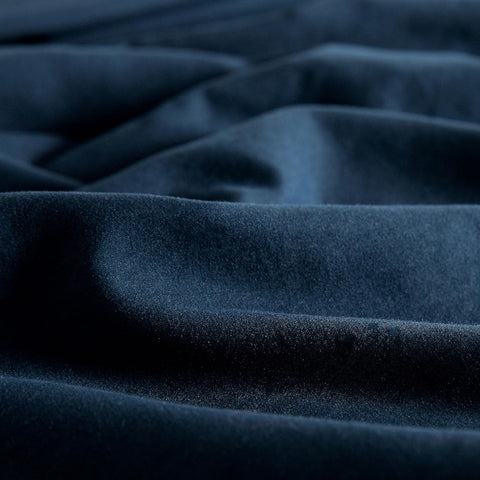 Vintage Washed Microfibre Quilt Cover Set (3Pcs) - Navy - Queen Size