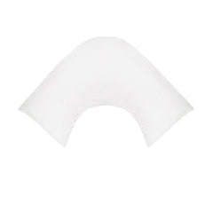 280TC Polyester Cotton V Shape Pillowcase White