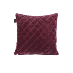 Bedding House Vercors Luxury Cotton Velvet Filled Square Cushion - Purple