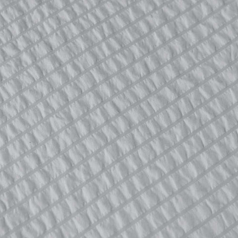 Ardor Ingrid Silver Seersucker Stripe Quilt Cover Set Queen