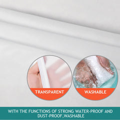 6Pcs Suit Dress Clothing Dust Cover Bag Jacket Wardrobe Storage Coat Protector (2M+2L+2XL)