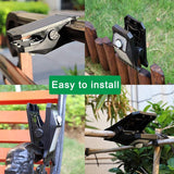Clip-On Solar LED Light Outdoor Motion Sensor 45 LEDs IP65 Waterproof Security Wall Light