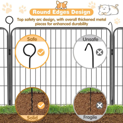 Pet Dog Playpen Puppy Exercise Cage Enclosure Fence Metal Outdoor 8 Panel