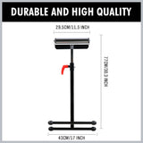 Foldable Roller Support Stand Adjustable Bench Holder 67-110cm Heavy Duty Steel