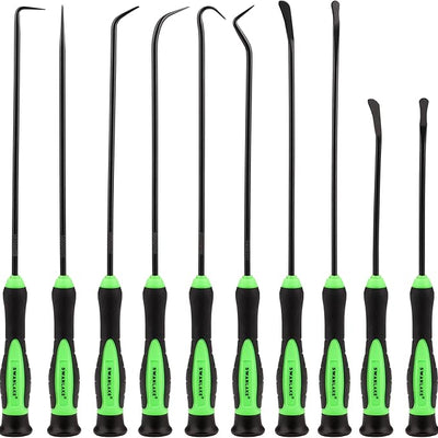 SWANLAKE 10-Piece Pick and Hook Set, Pick Tool Set for Car Auto Oil Seal/O-Ring Seal Gasket Pick Mini Hooks Puller Remover
