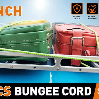 10-Piece Bungee Cords With Hook 40inch Outdoor Elastic Bungee Straps Luggage