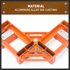 90° Degree Corner Clamp Welding Vice Woodworking Alloy Body With Quick Release