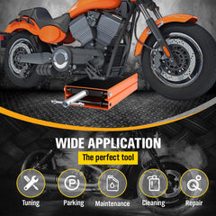 Motorcycle Jack 450KG Scissor Motor Bike Lift Stand Hoist Mini Motorbike Quad