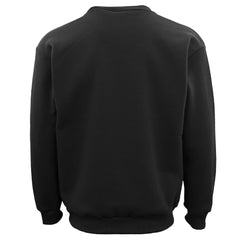 New Adult Unisex Plain Pullover Fleece Jumper Mens Long Sleeve Crew Neck Sweater, Grey, 2XL