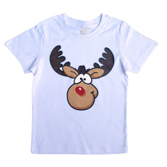 New Funny Adult Xmas Christmas T Shirt Tee Mens Womens 100% Cotton Jolly Ugly, Reindeer (White), XL