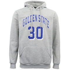 Men's Fleece Pullover Hoodie Jacket Sports Jumper Jersey Chicago Golden State, Black - Chicago 23, L