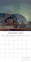 Dali - 2024 Square Wall Calendar 16 Months Arts Planner Christmas New Year Gift