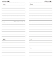 Pop Art 2024 Premium A6 Flexi Pocket Diary Planner Christmas Xmas New Year Gift