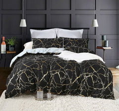 Adana Reversible Queen Size Bed Quilt/Duvet Cover Set