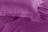 1000TC Tailored Super King Size Purple Duvet Quilt Cover Set