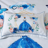 Princess Kids Quilt Cover Set - King Single Size