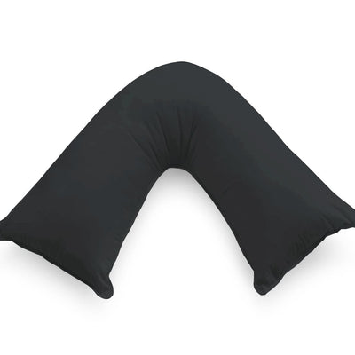 1000TC Premium Ultra Soft V SHAPE Pillowcase - Black